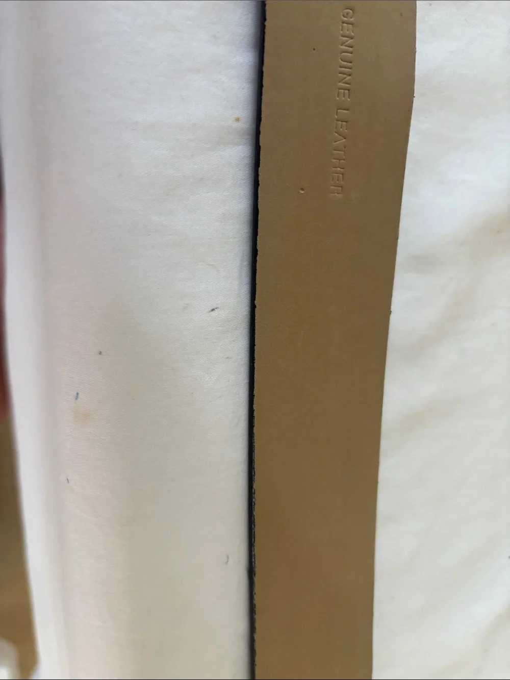 Michael Kors Black Leather Belt with Gold & Silver-Tone Buckle